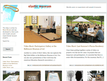 Tablet Screenshot of elasticmuseum.org